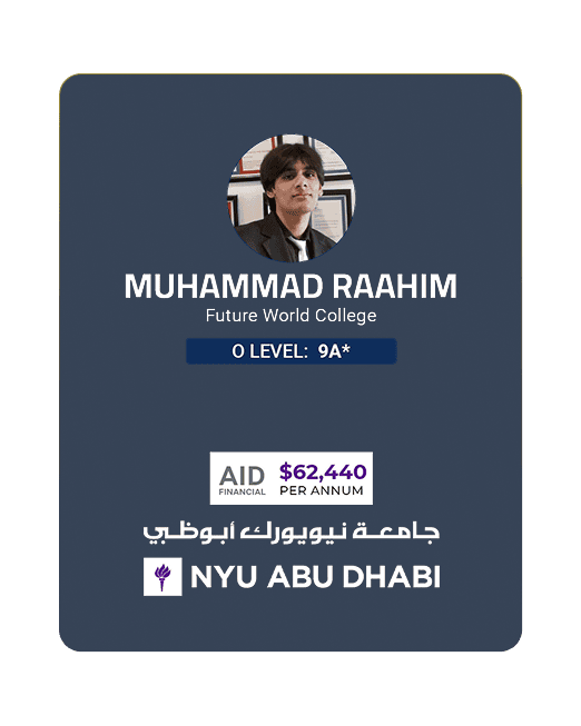 Muhammad Raahim - NYU Abu Dhabi