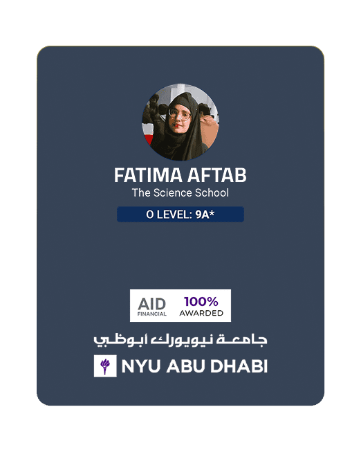 Fatima Aftab - NYU Abu Dhabi
