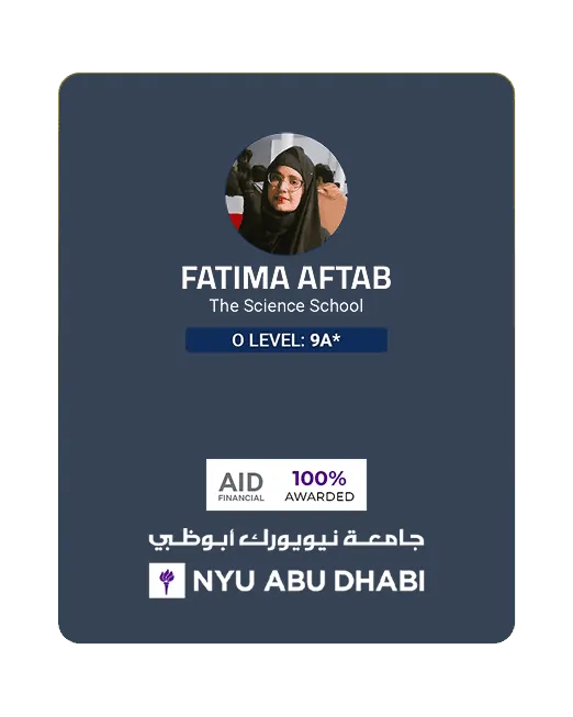 Fatima Aftab - NYU Abu Dhabi
