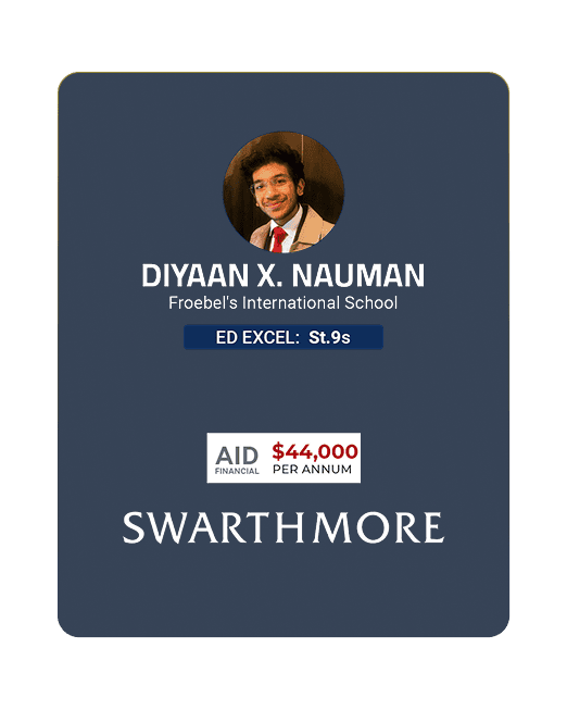 Diyaan Nauman - Swarthmore