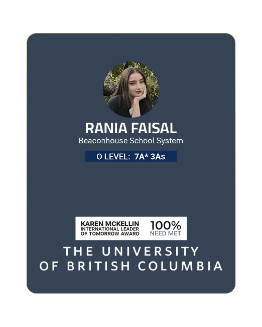 Acceptance Card