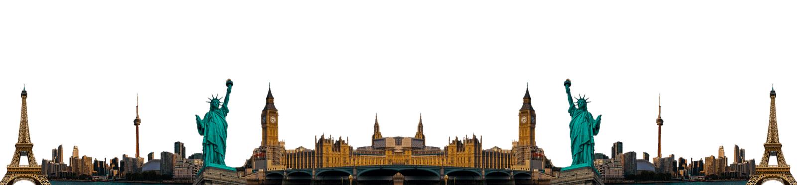 World landmarks panorama