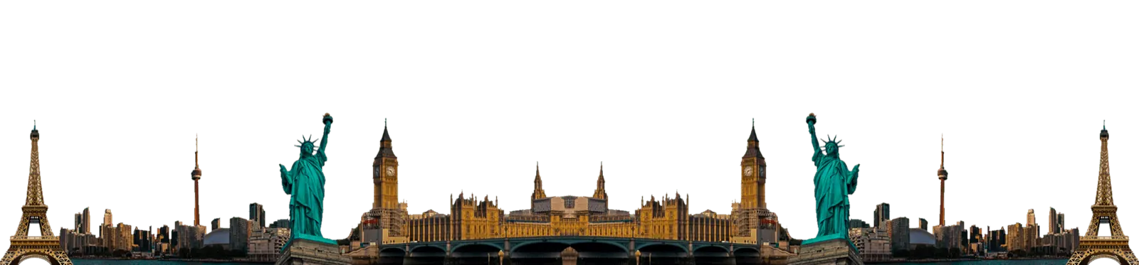 World landmarks panorama
